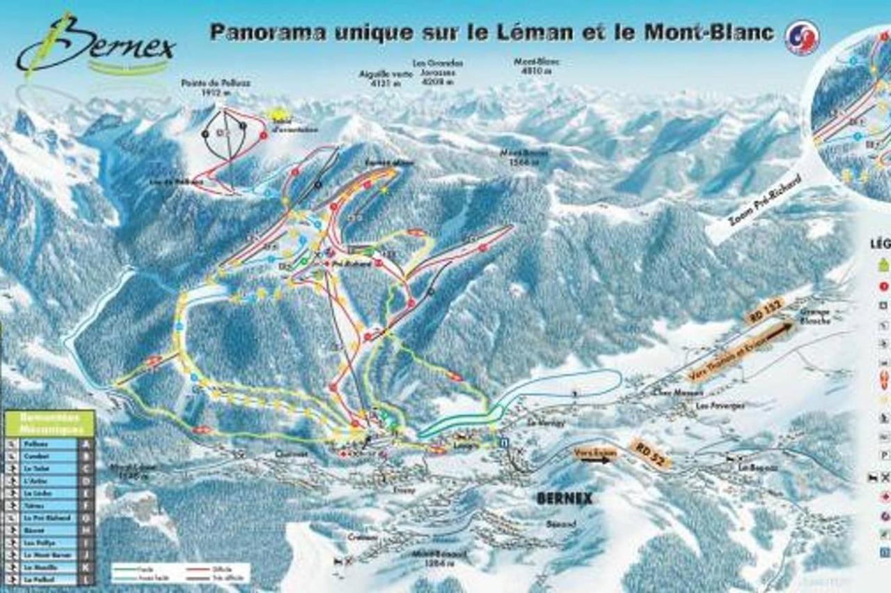 Le 211,Ski Et Randonnee, Lave Linge ,Parking Bernex Ngoại thất bức ảnh
